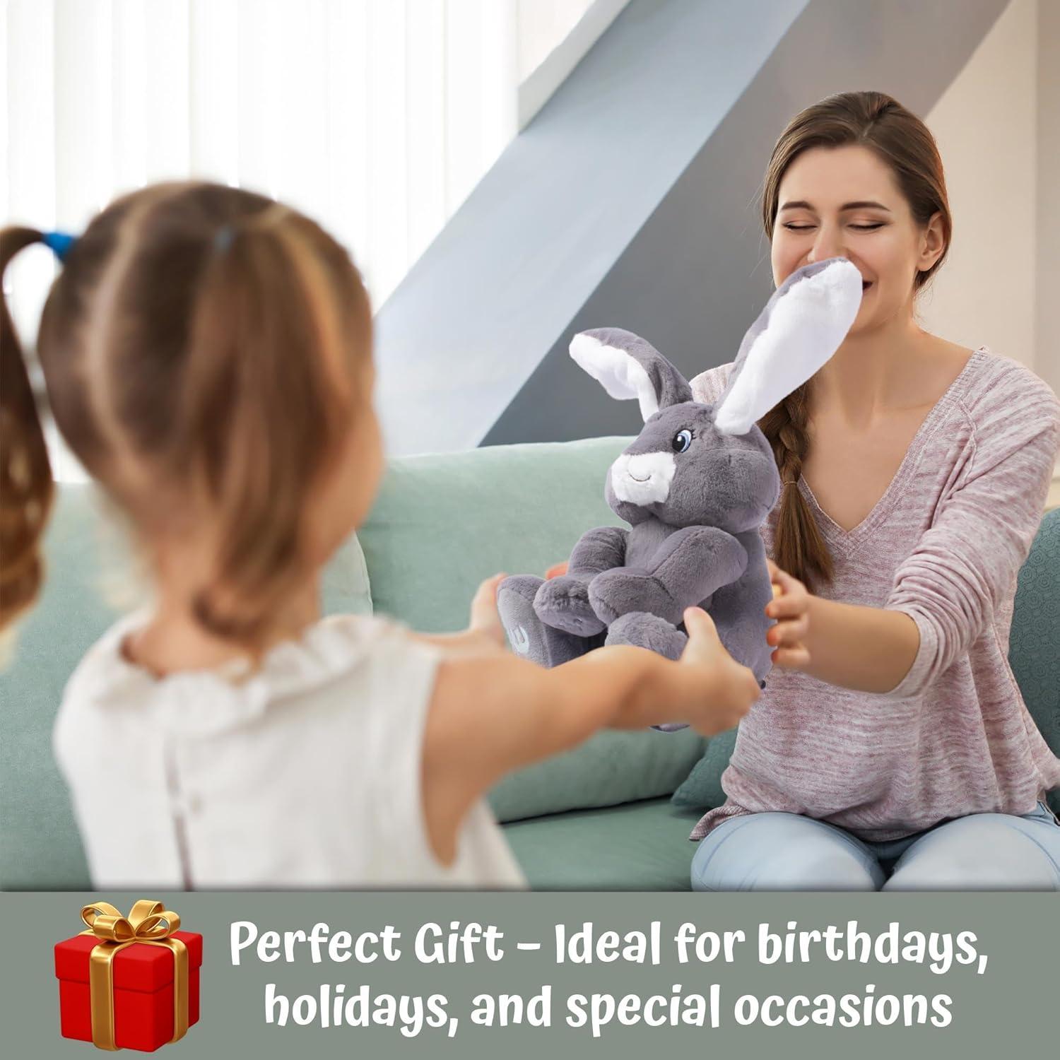 Dimple Milo Conejo Peluche Interactivo 1.27 kg - Peek-a-Boo