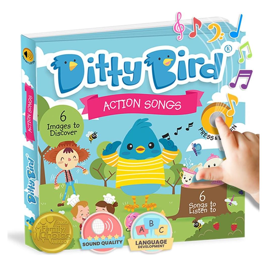 Libro Musical Ditty Bird Soy una Tetera - Sonido para Bebés