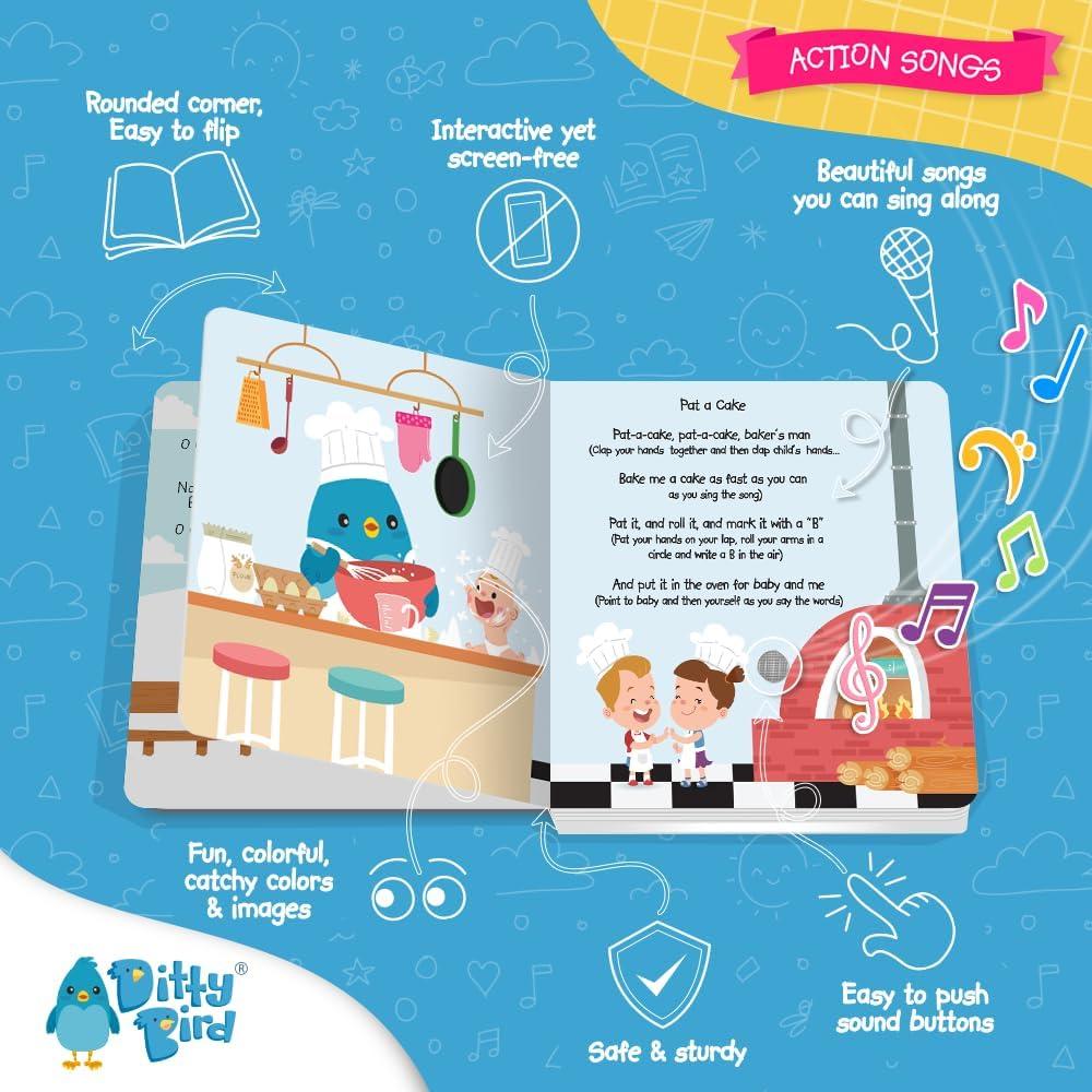 Libro Musical Ditty Bird Soy una Tetera - Sonido para Bebés