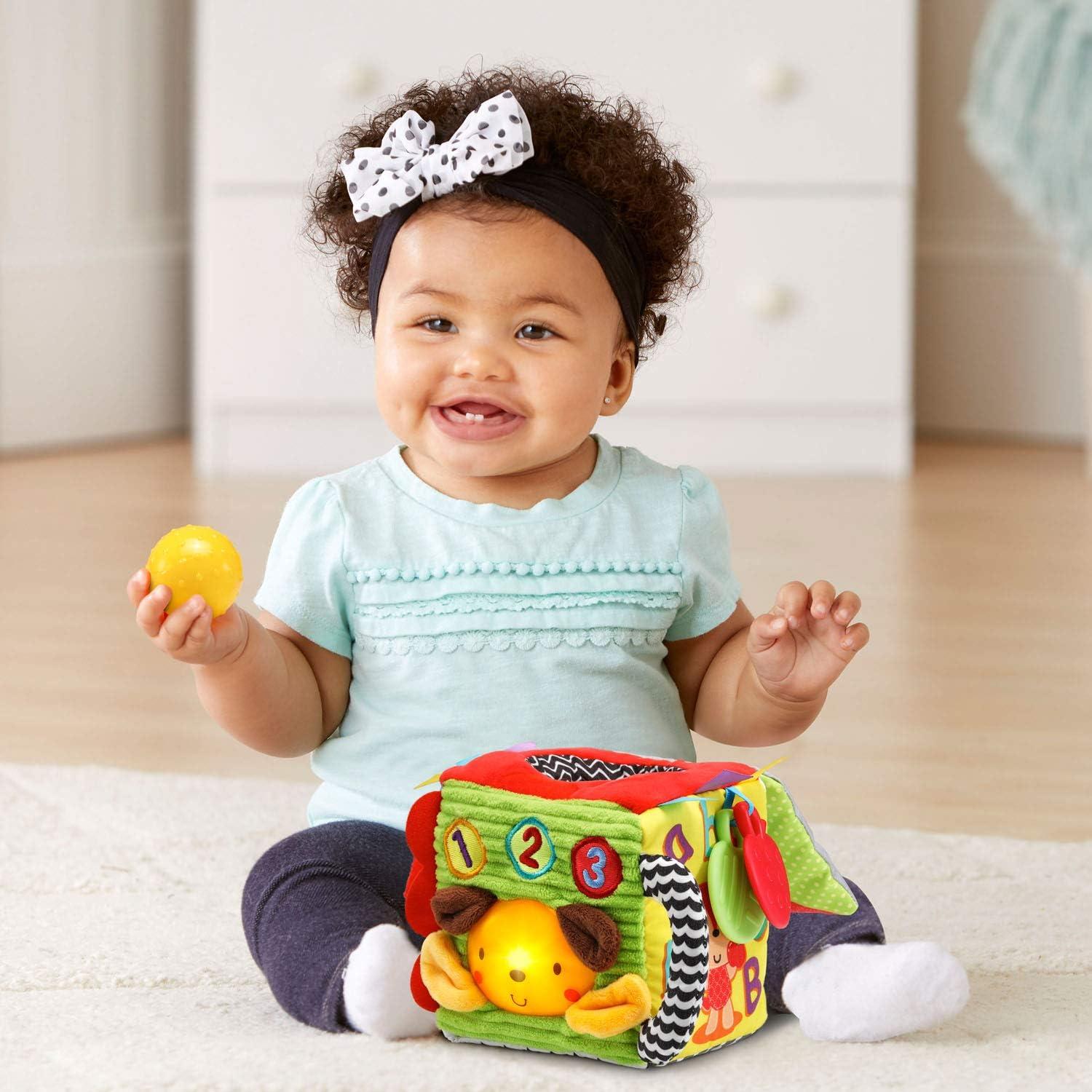 Cubo Sensorial Suave VTech 80-528200 para Bebés 3-24 Meses