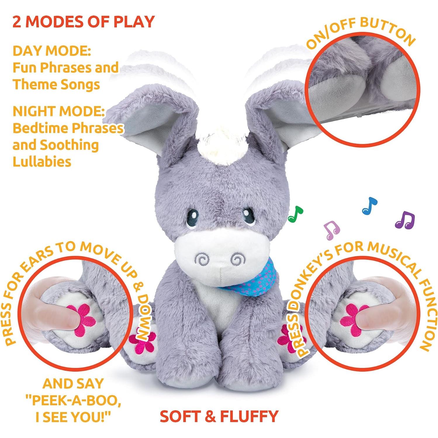 Juguete Musical para Bebés Sr. Azul y Burro Peek-A-Boo