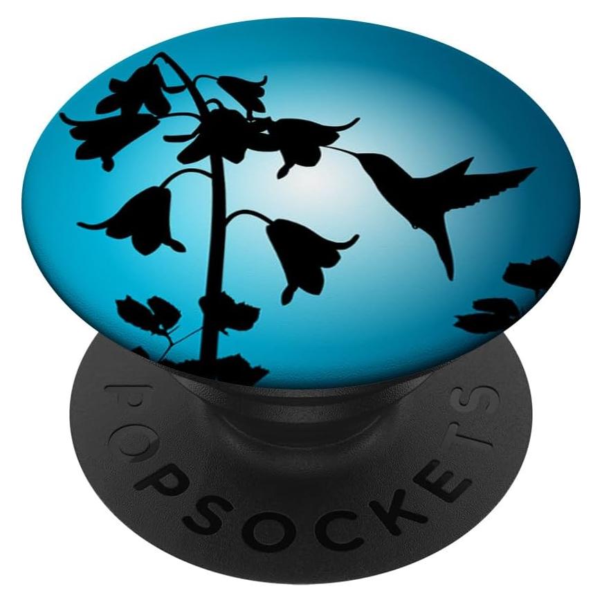 Soporte PopSockets Hummingbird Negro Estándar para Teléfonos