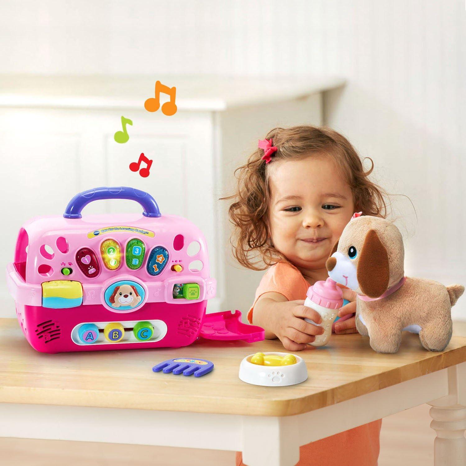 Transportador de Aprendizaje VTech Cuida de Mí Rosa con Peluche