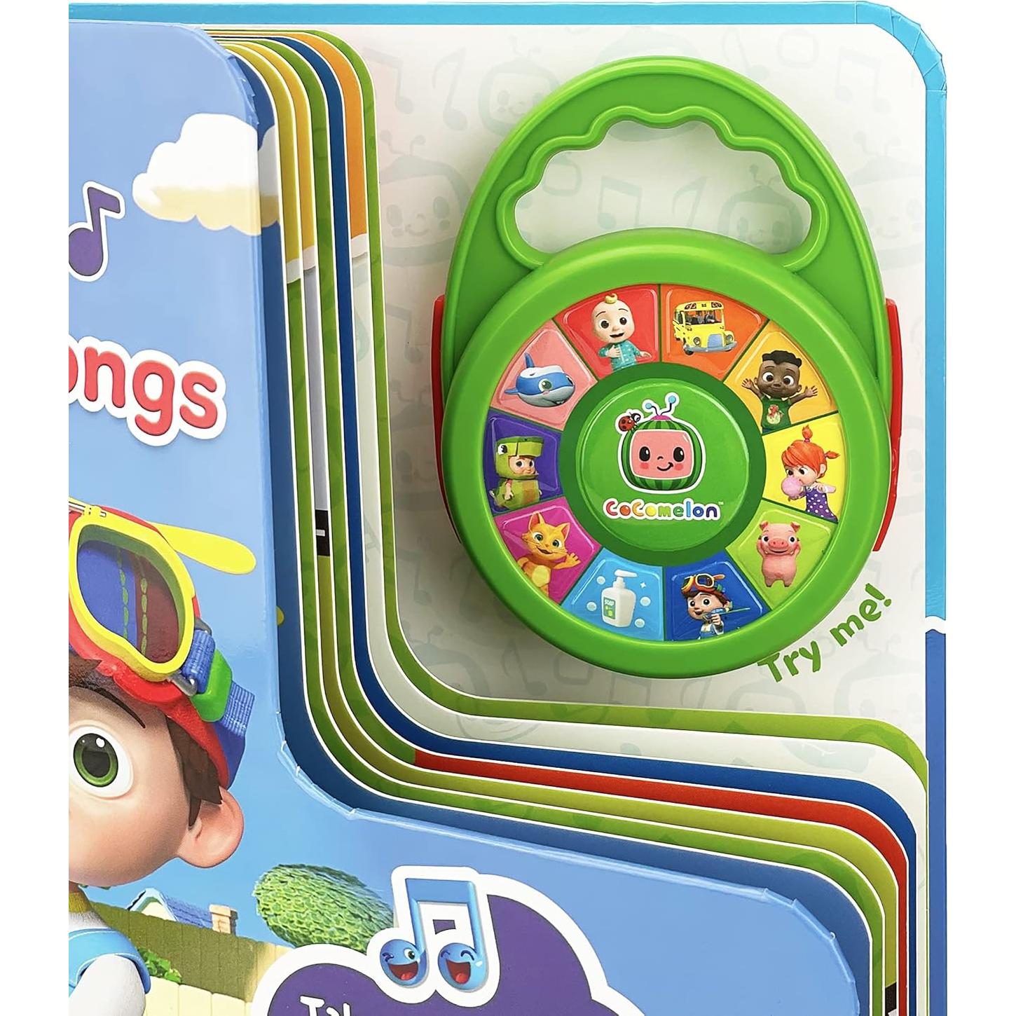 CoComelon Favorite Sing-Along Songs - Children's Deluxe Music Player Toy and Board Book Set, Ages 1-5
