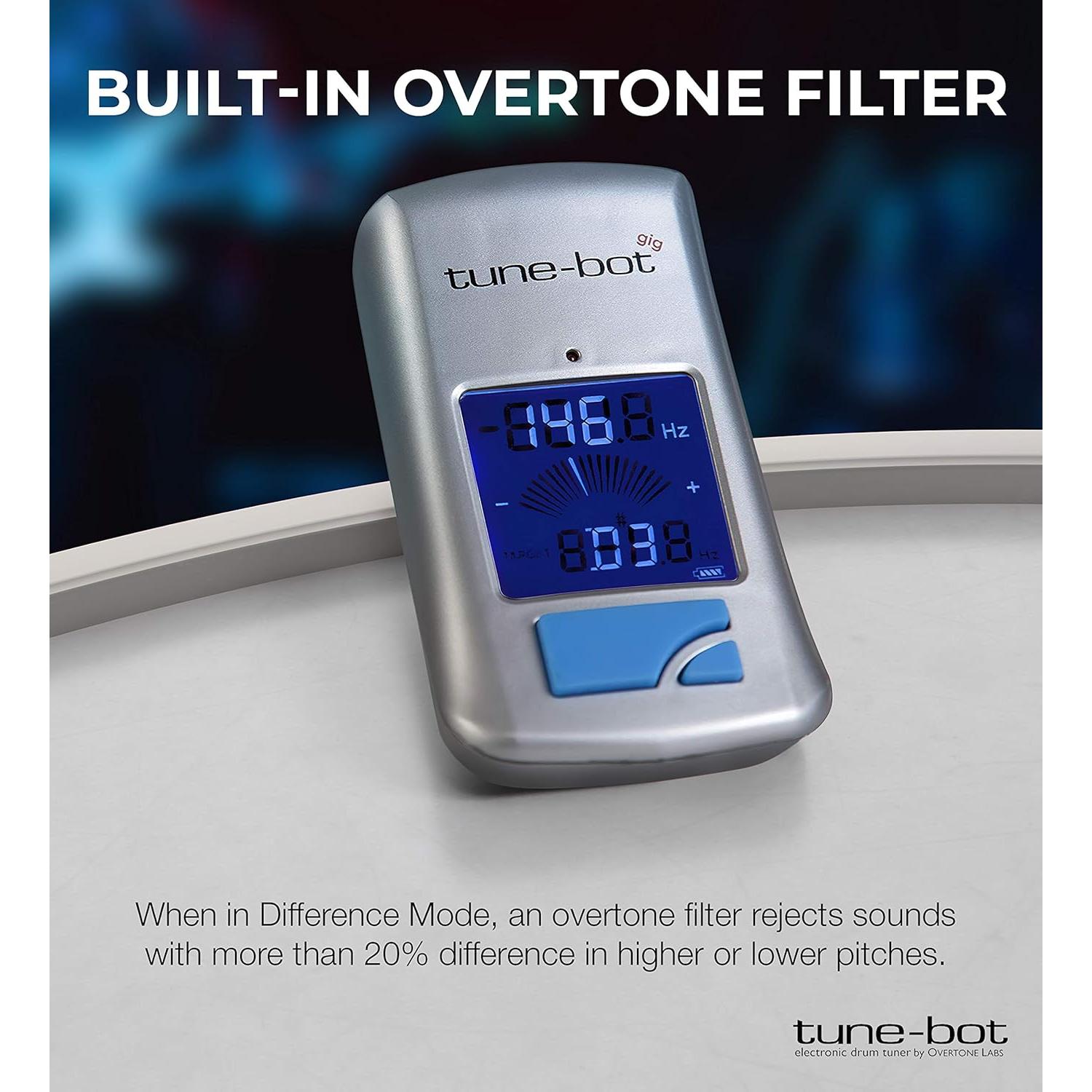 Afinador Digital Clip-On Overtone Labs Tune-Bot Gig LCD