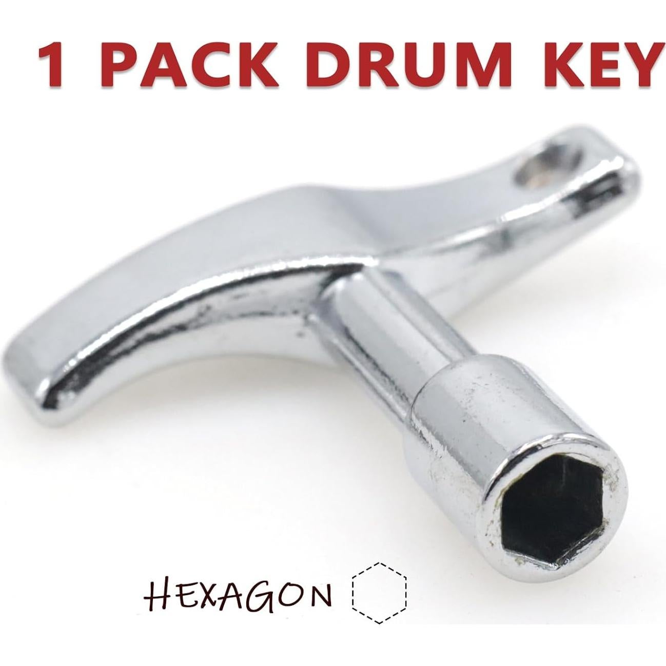 Llave de Tambor Hexagonal CashBeat - Afinadora Universal Acústica