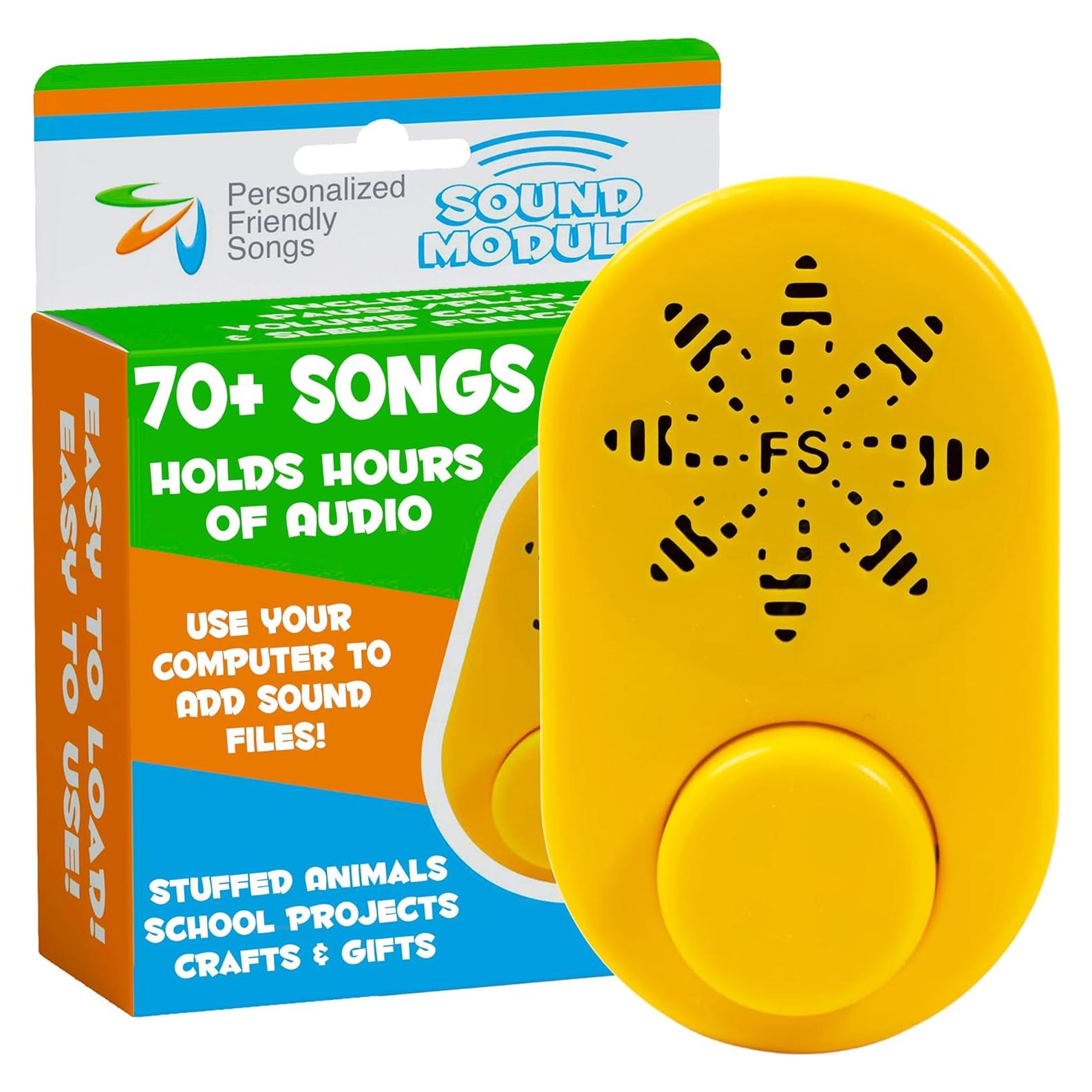 Módulo de Sonido Friendly Songs para Animales de Peluche - 2 Horas