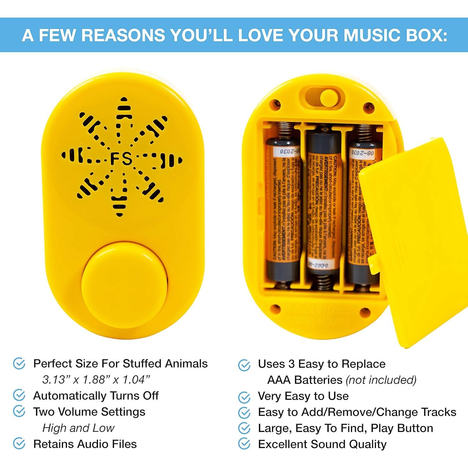 Módulo de Sonido Friendly Songs para Animales de Peluche - 2 Horas