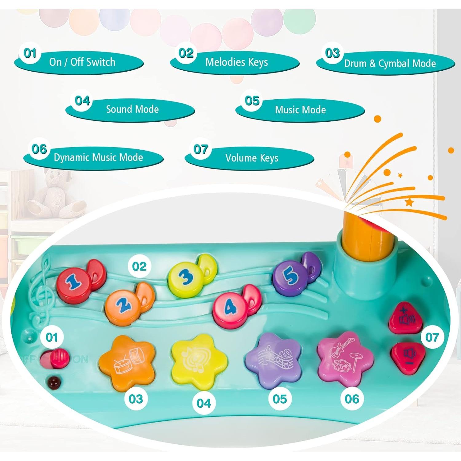 Juego de Batería Eléctrica para Niños Costzon 2.04kg