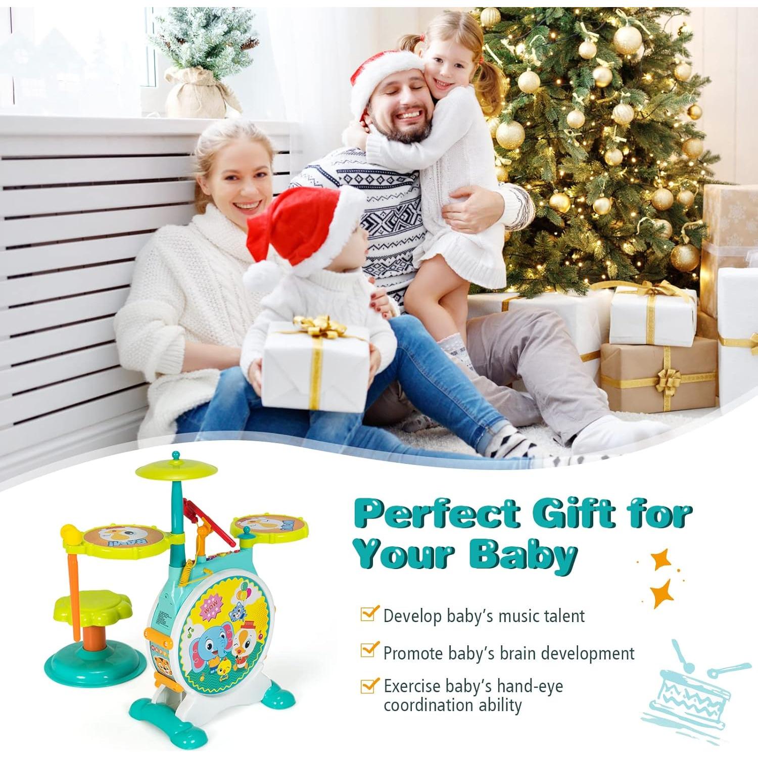 Juego de Batería Eléctrica para Niños Costzon 2.04kg