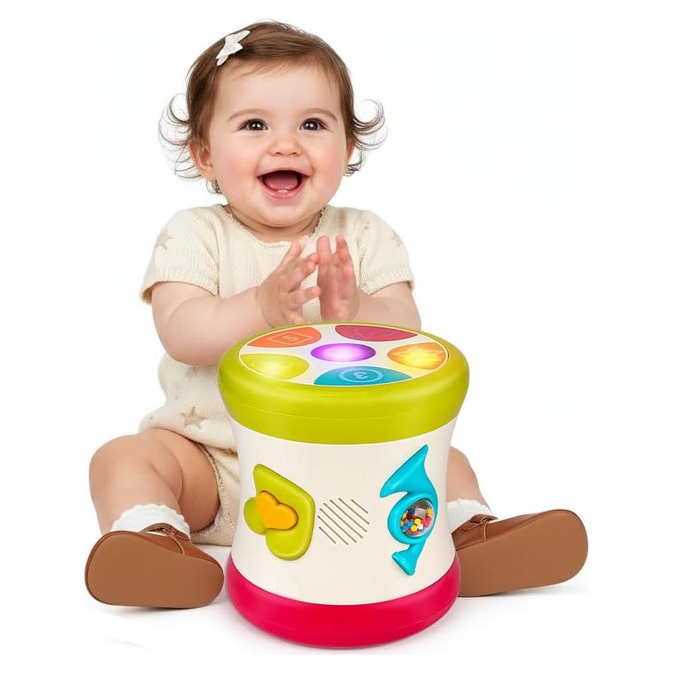 Tambor Musical Educativo 5 en 1 Nicknack 0-3 Años