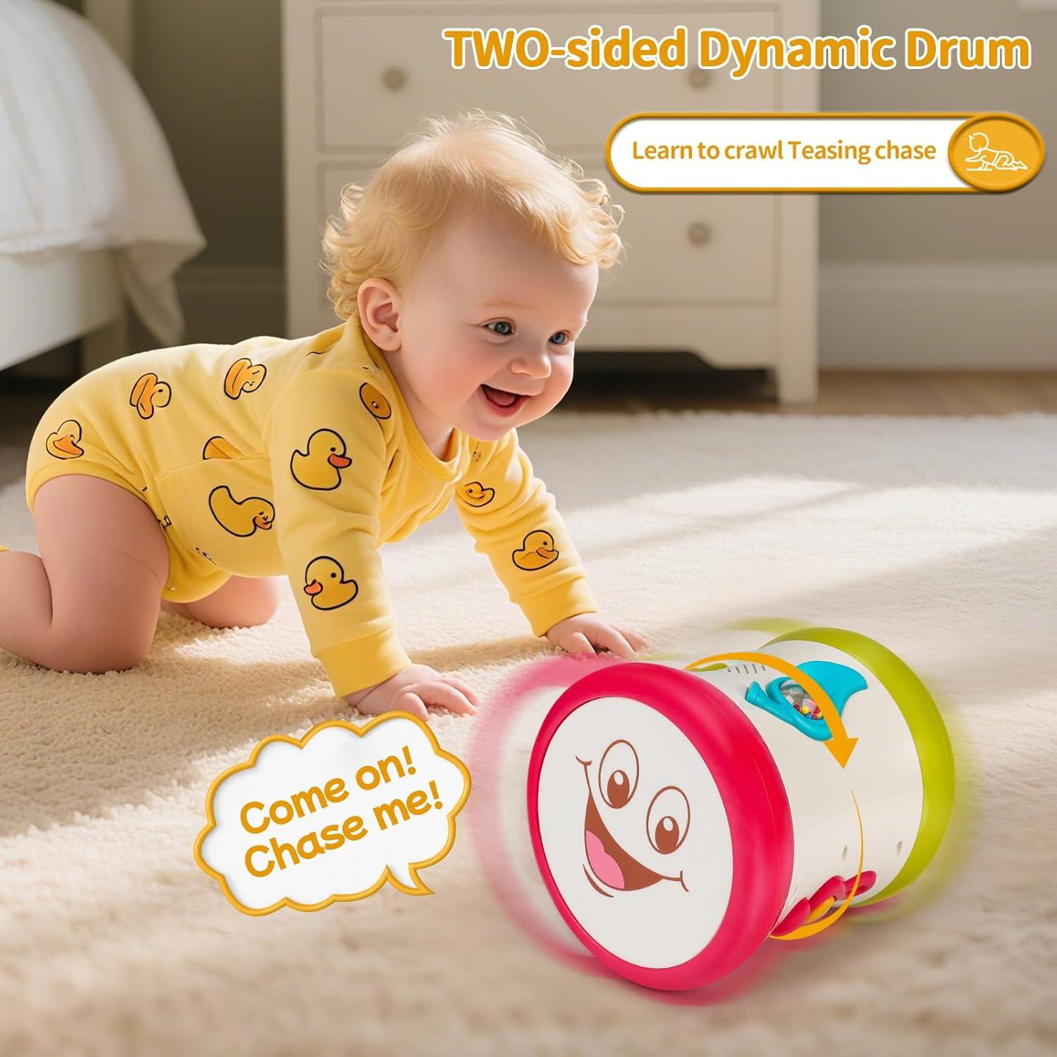 Tambor Musical Educativo 5 en 1 Nicknack 0-3 Años