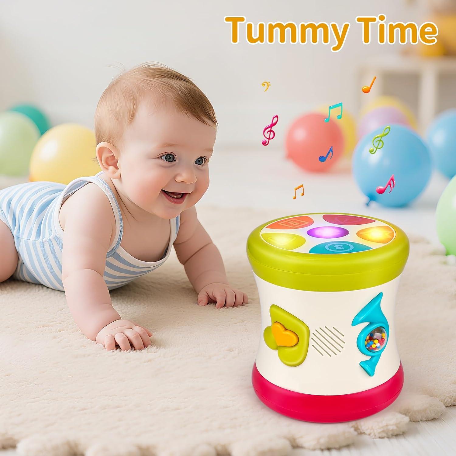 Tambor Musical Educativo 5 en 1 Nicknack 0-3 Años