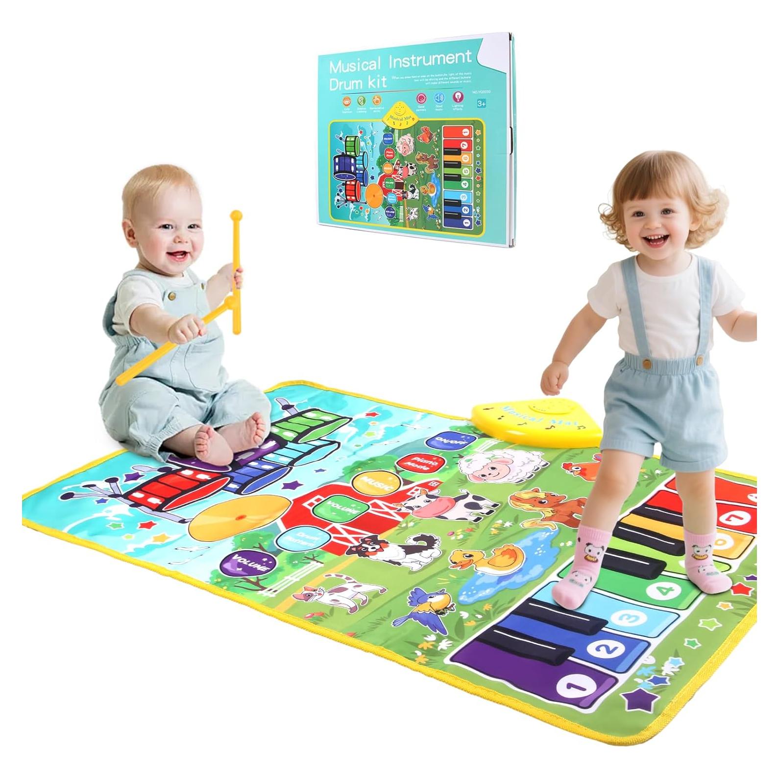 Alfombrilla Musical 3 en 1 Zitranse para Niños 80x50 cm