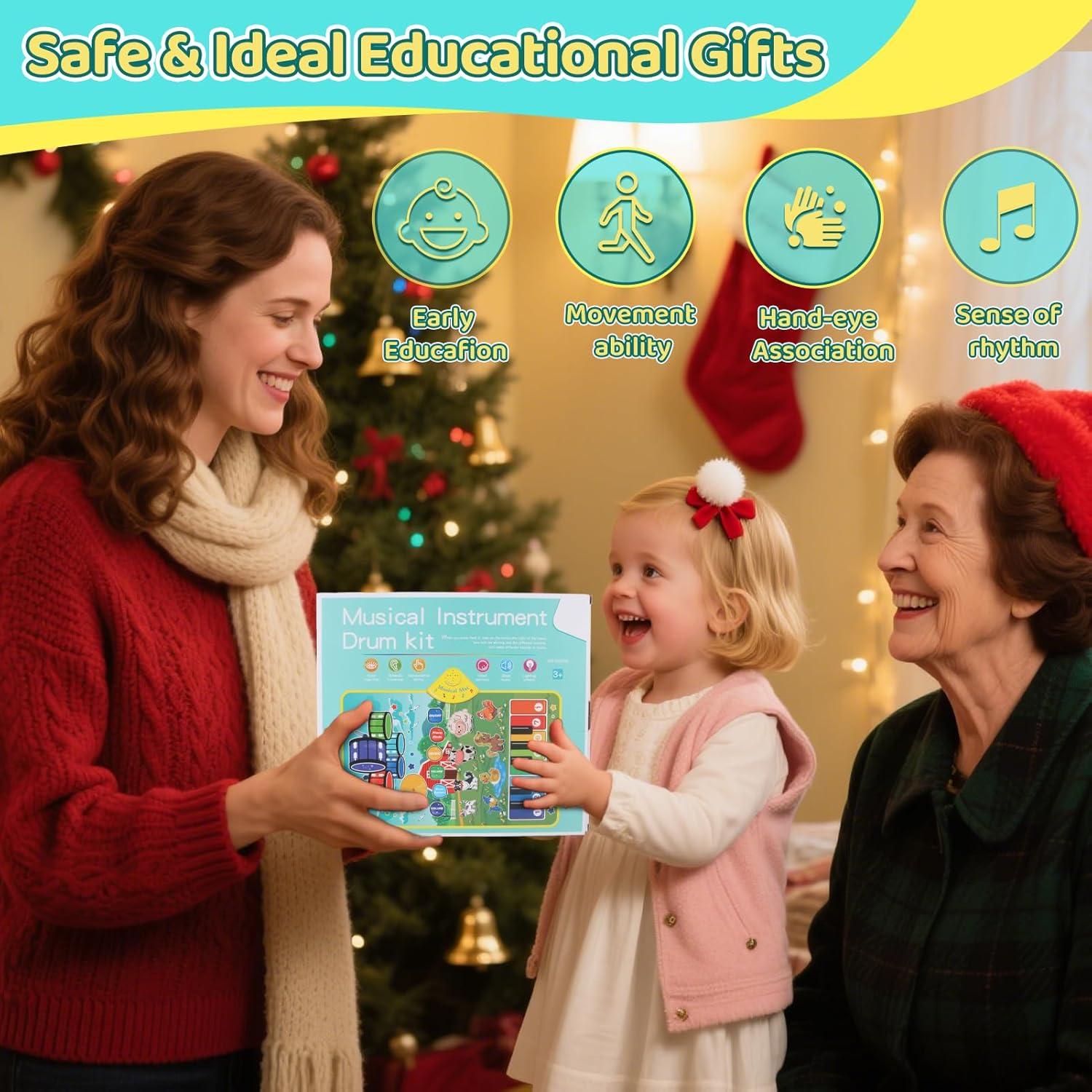 Alfombrilla Musical 3 en 1 Zitranse para Niños 80x50 cm