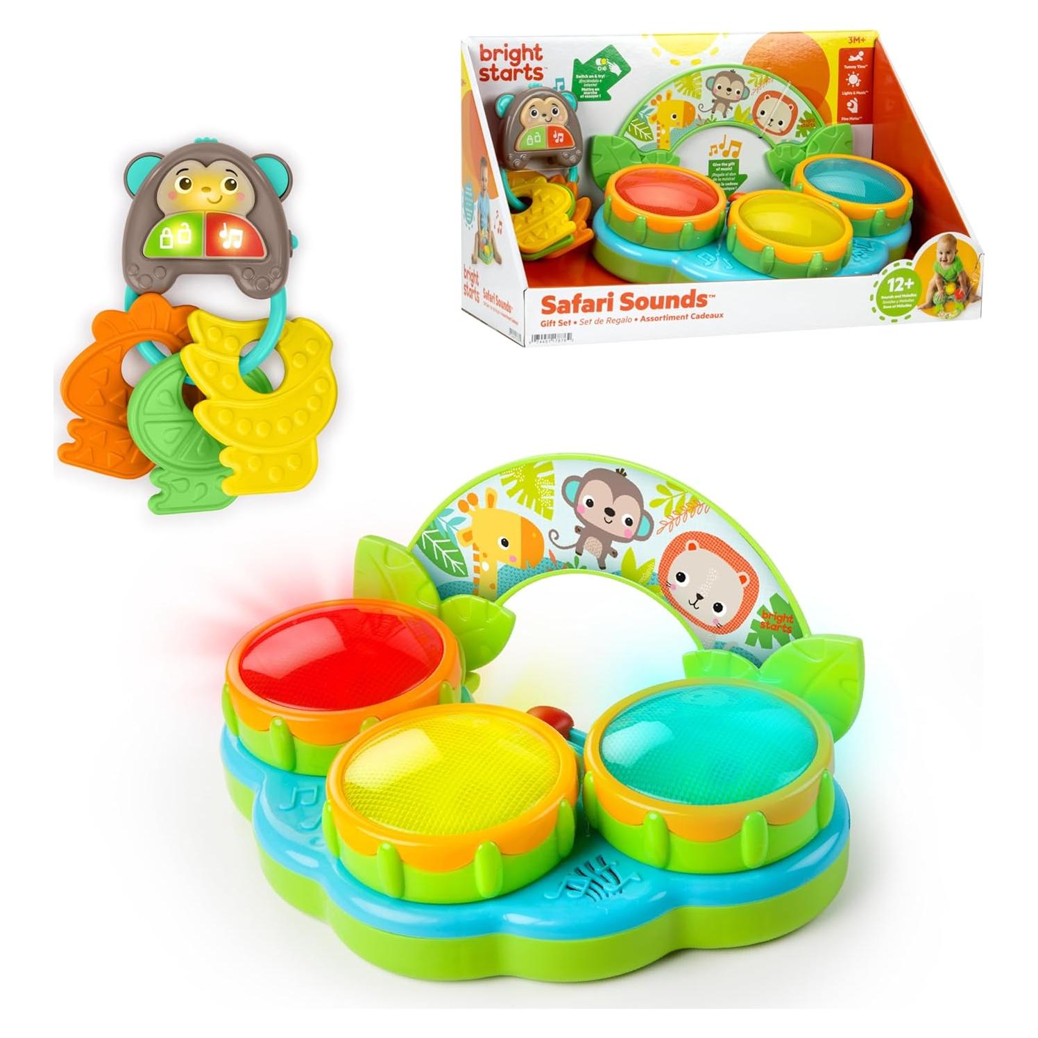 Juego de Regalo Safari Sounds Bright Starts - 2 Juguetes Musicales