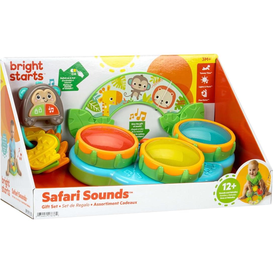 Juego de Regalo Safari Sounds Bright Starts - 2 Juguetes Musicales