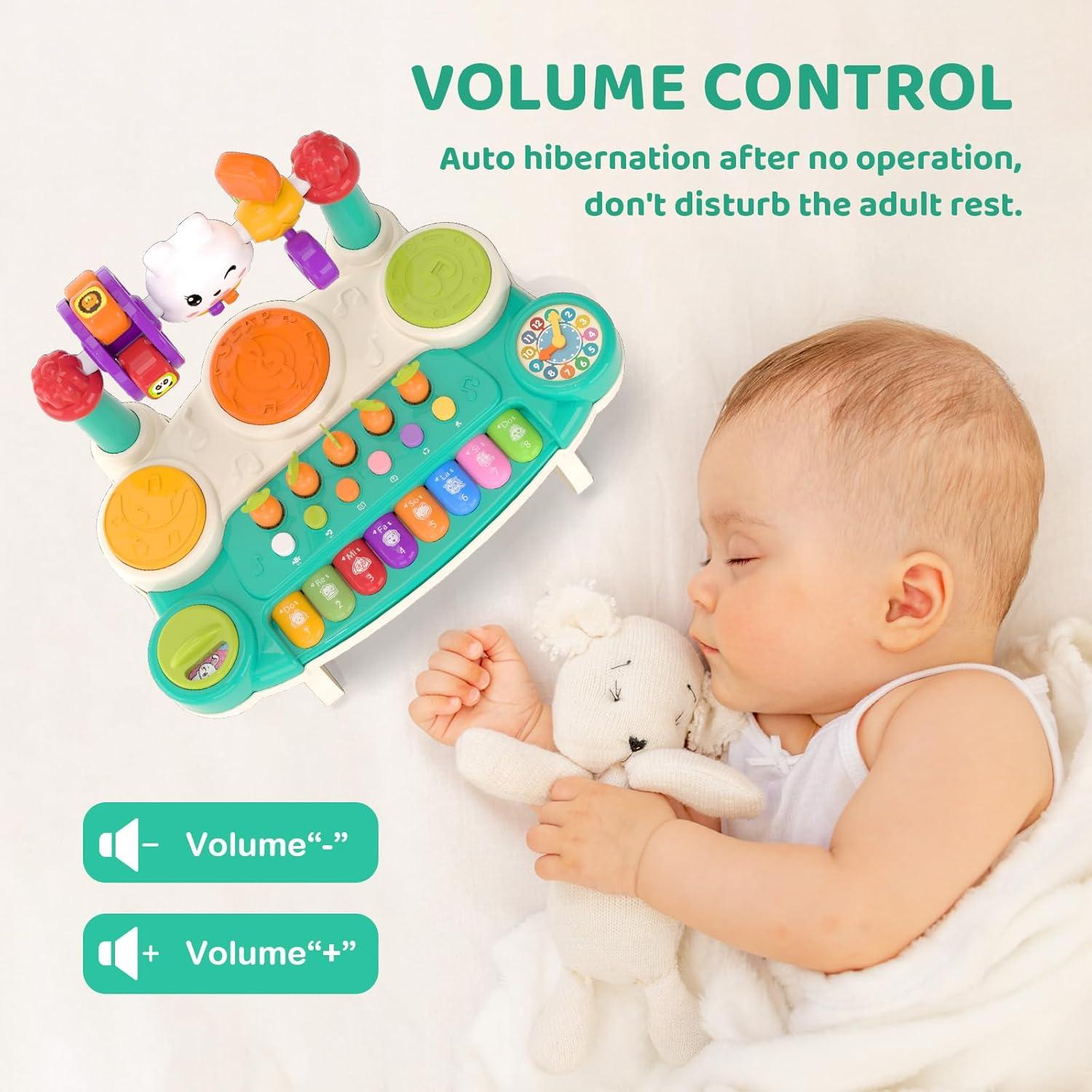 Juguete Musical 20 en 1 LESSETI - Piano y Batería Interactiva