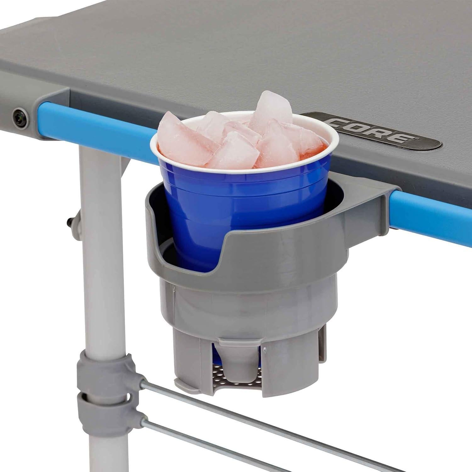 Mesa de Campamento CORE FlexRail | 4 Pies Ajustable y Plegable