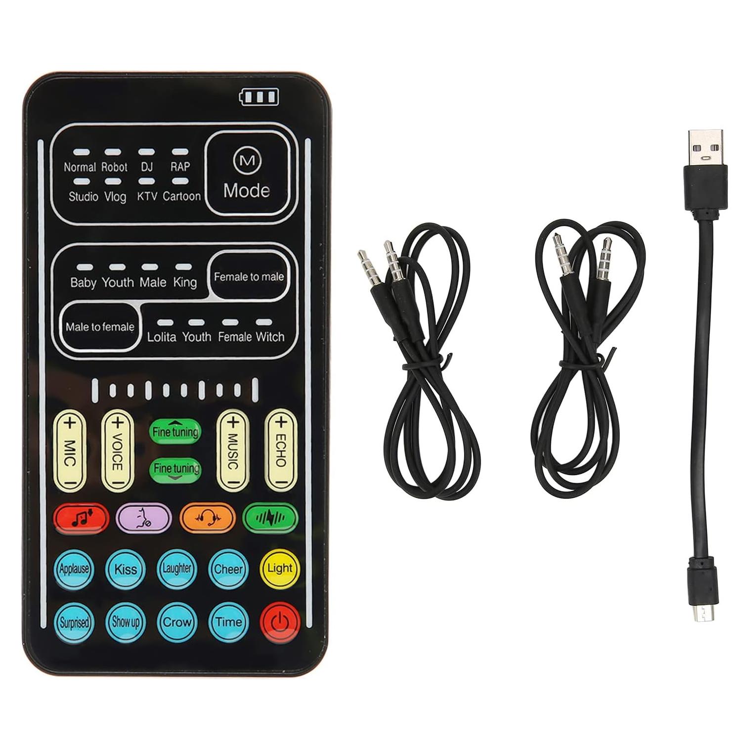 Cambiador de Voz SUNGOOYUE I9 con 8 Efectos de Sonido
