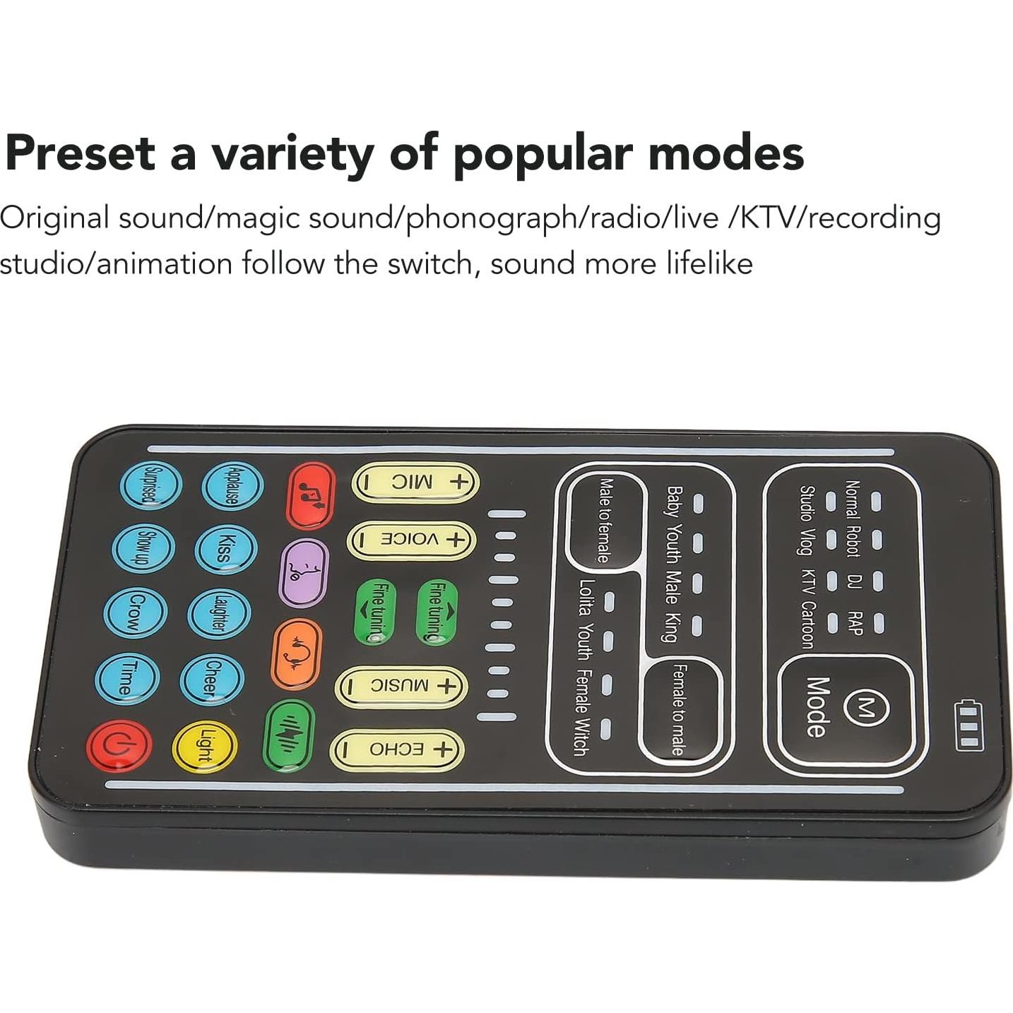 Cambiador de Voz SUNGOOYUE I9 con 8 Efectos de Sonido
