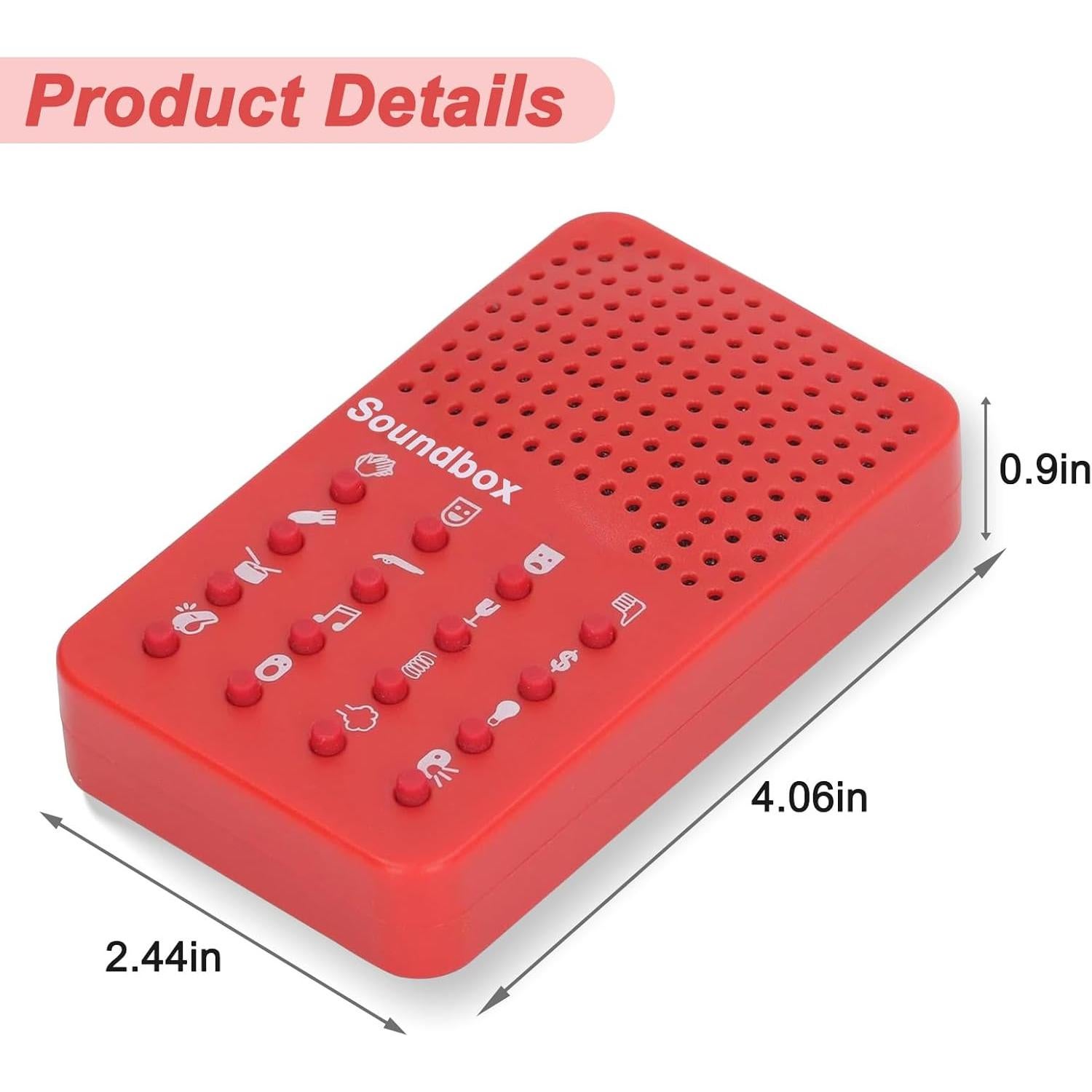 Hacedor de Ruidos Divertidos KWOLYKIM - Paquete de 2 con 16 Efectos