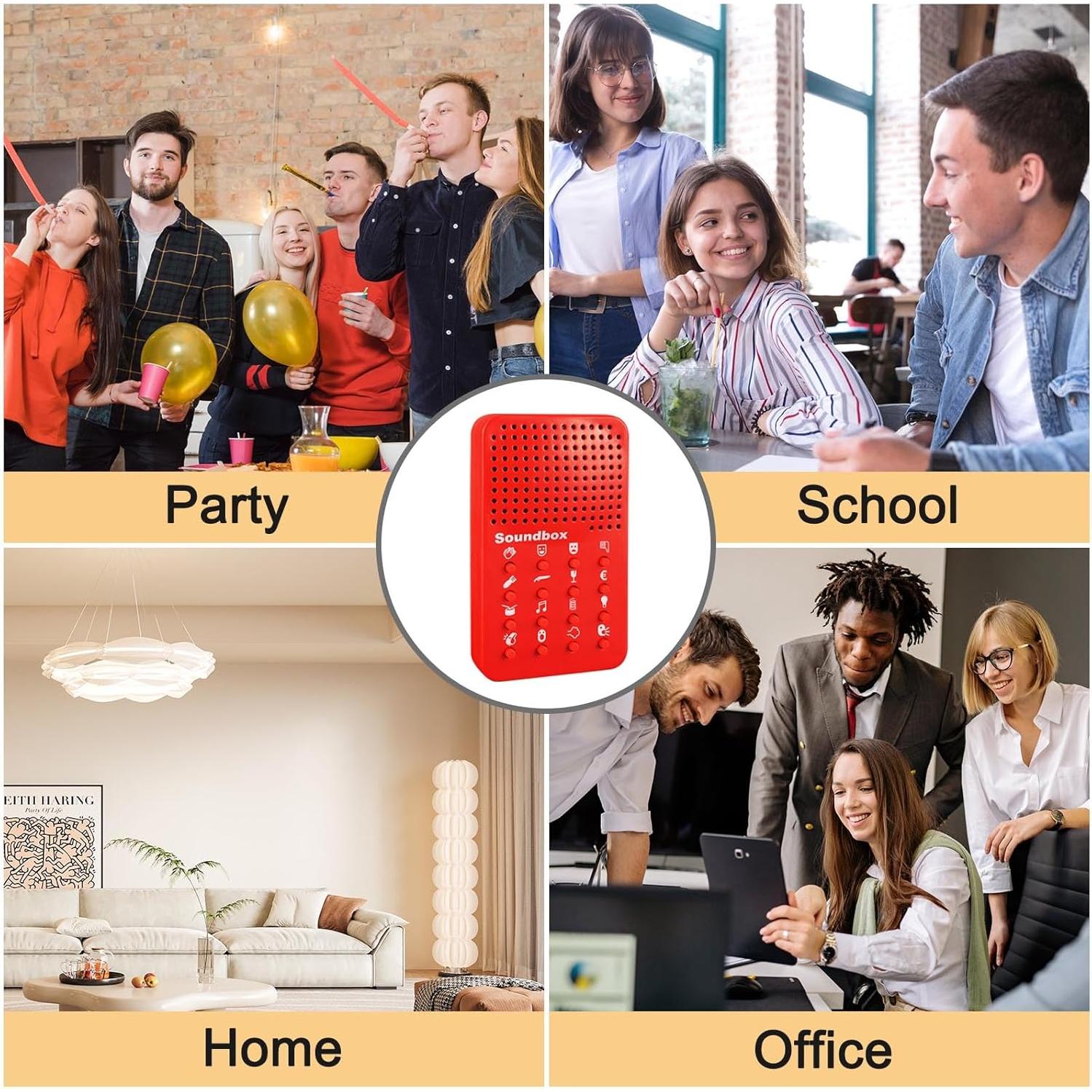 Hacedor de Ruidos Divertidos KWOLYKIM - Paquete de 2 con 16 Efectos