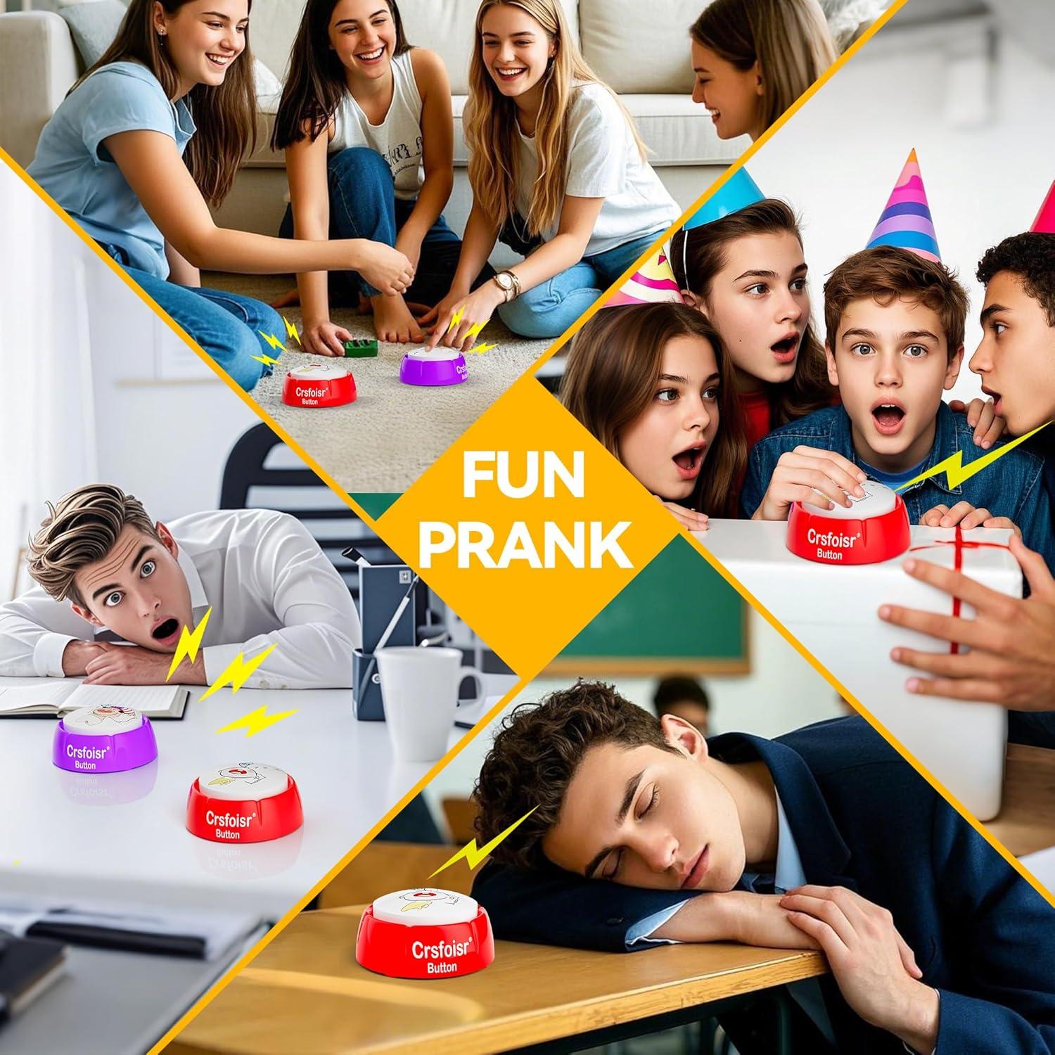 Botón de Ronquidos Divertidos Crsfoisr - 10 Sonidos Reales