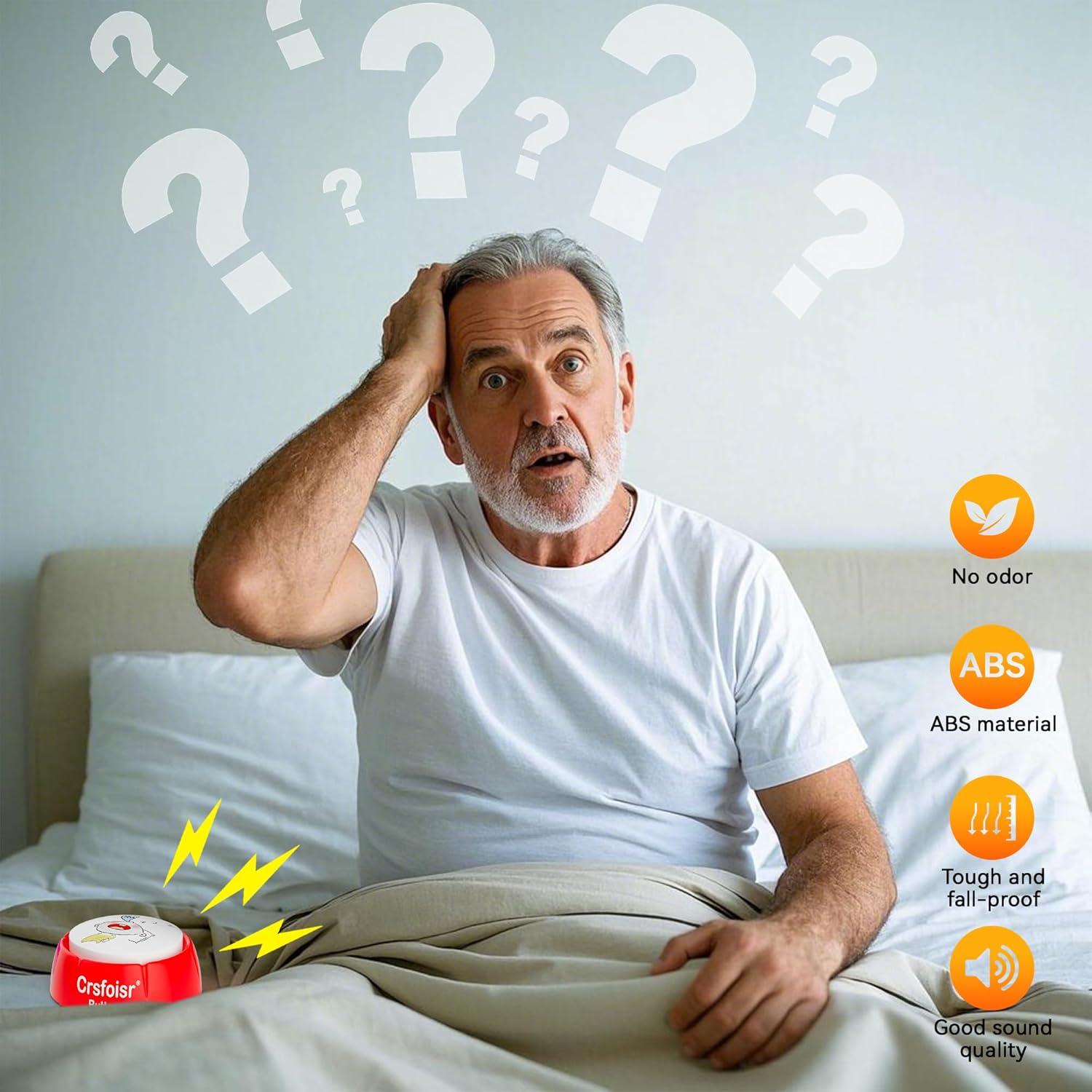 Botón de Ronquidos Divertidos Crsfoisr - 10 Sonidos Reales