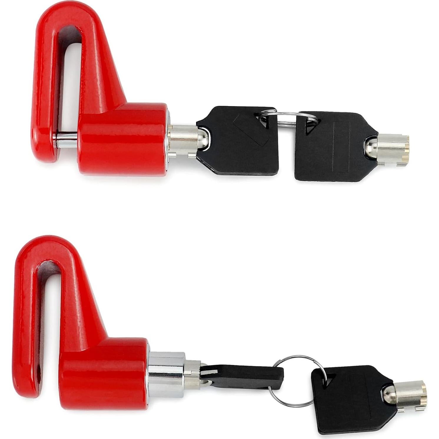 Candado de Disco Antirrobo QWORK para Motocicleta - Paquete de 2