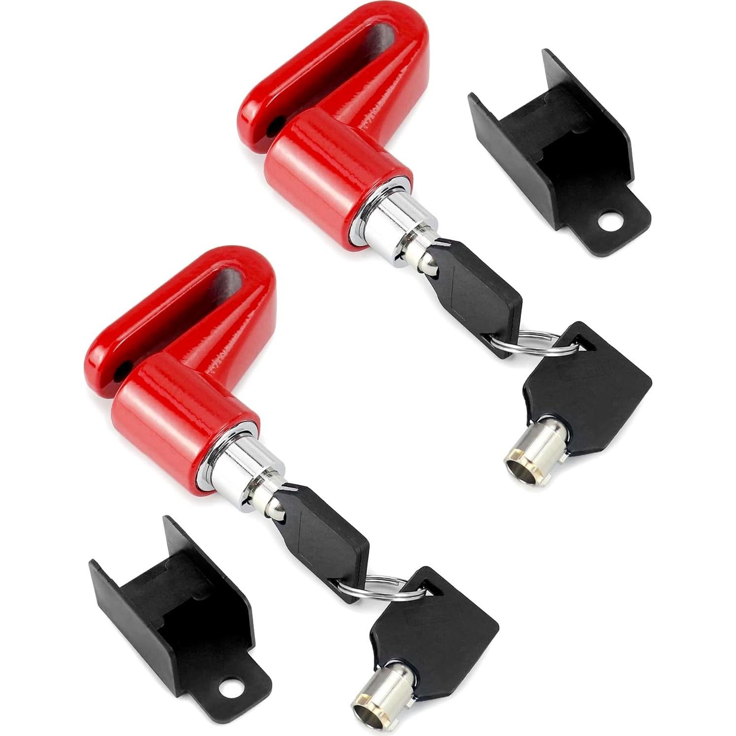 Candado de Disco Antirrobo QWORK para Motocicleta - Paquete de 2