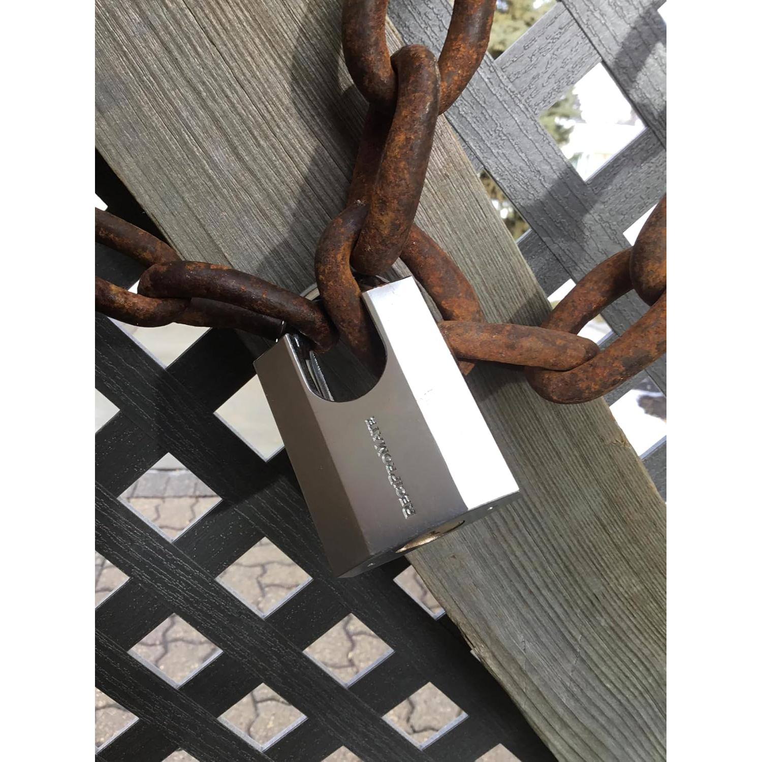 Candado de Alta Seguridad ReciProMate 50mm con Llave y Cubierta Resistente