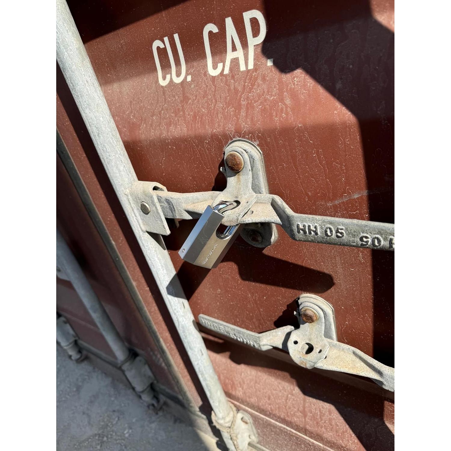 Candado de Alta Seguridad ReciProMate 50mm con Llave y Cubierta Resistente