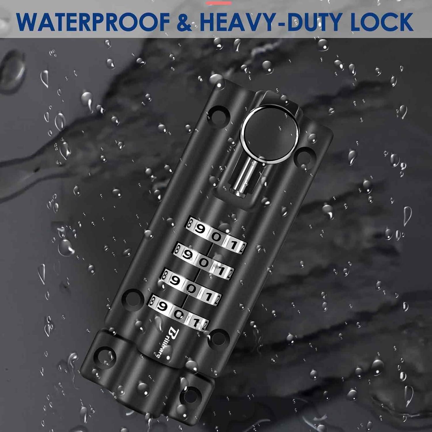 Cerradura Combinada BRILLIRARE HD09 4 Dígitos Resistente