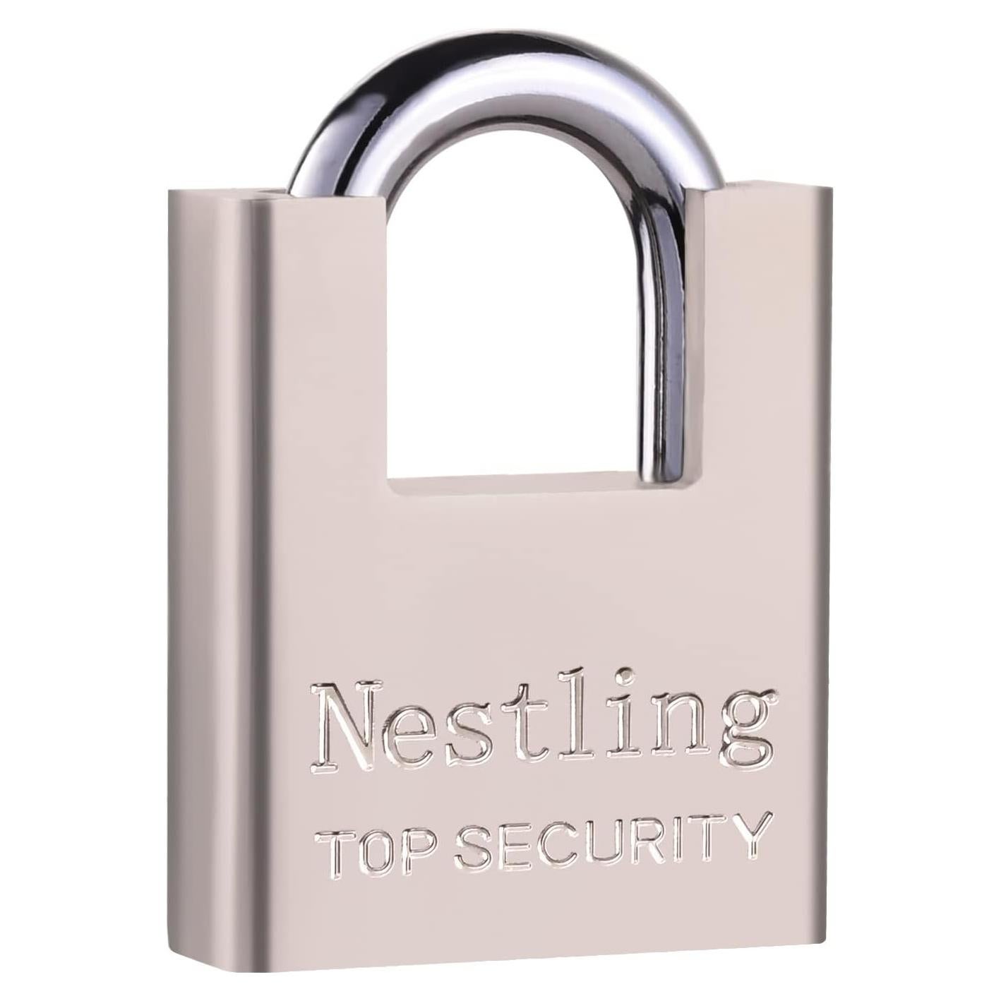 Candado AMMIY de Alta Seguridad con 4 Llaves - Acero y Latón