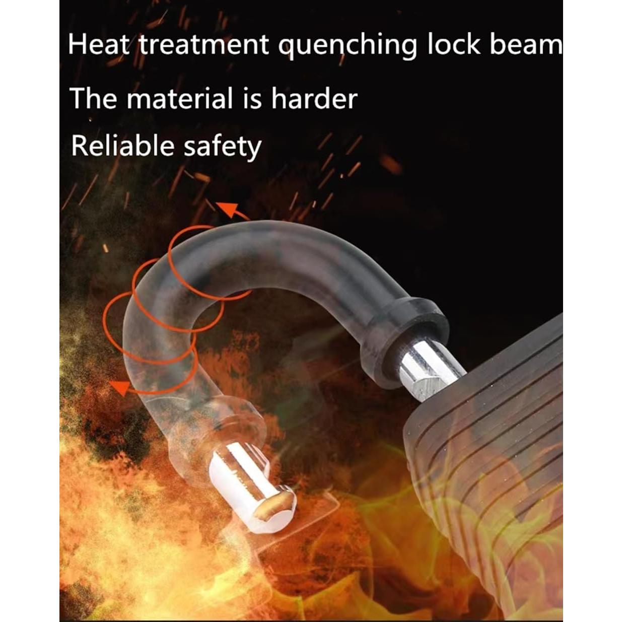 Candado Impermeable JRIQH con Llave - 2 Unidades 40 cm