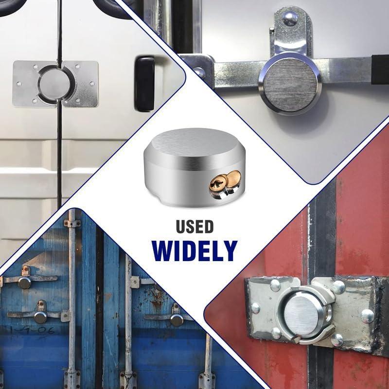 Paquete de 3 Candados de Disco 3 BUZZLETT 7.3 cm Alta Resistencia