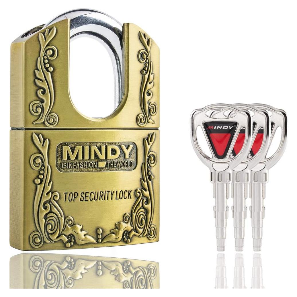 Candado de Seguridad Mindy 40mm con 3 Llaves para Almacén