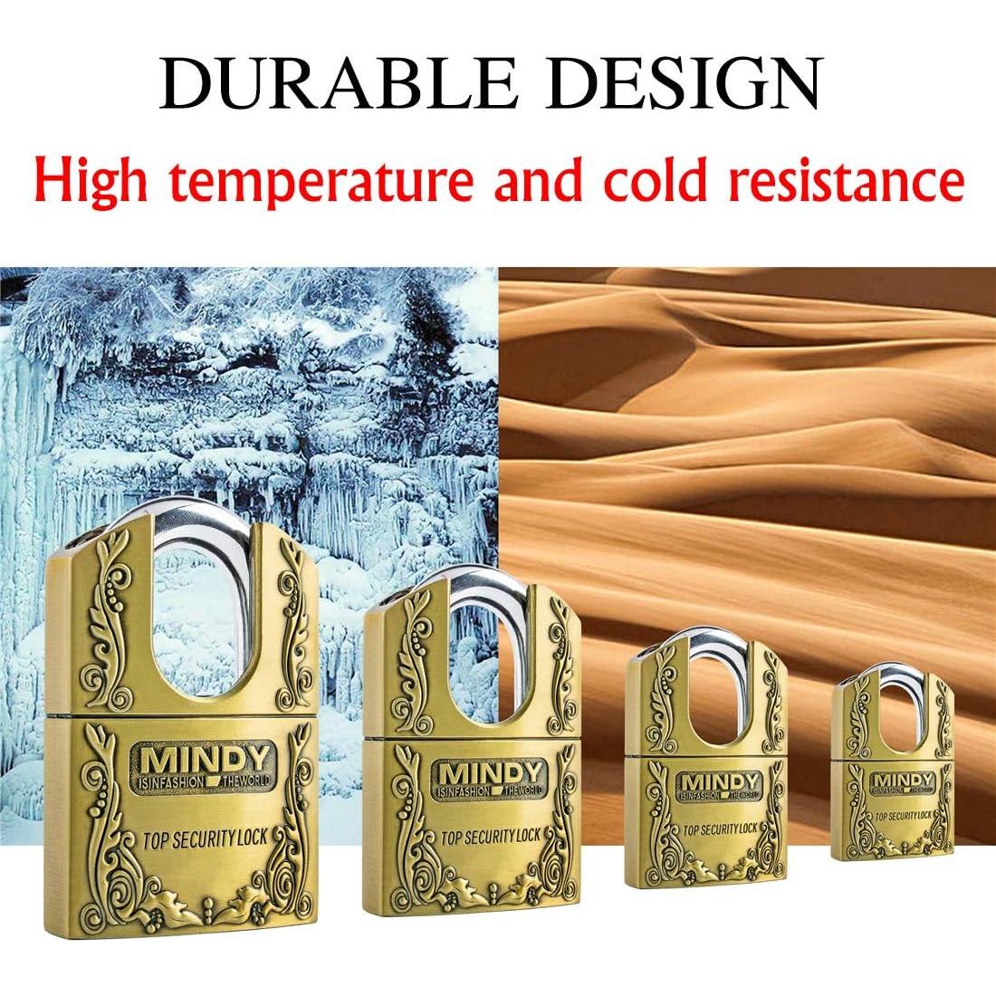 Candado de Seguridad Mindy 40mm con 3 Llaves para Almacén