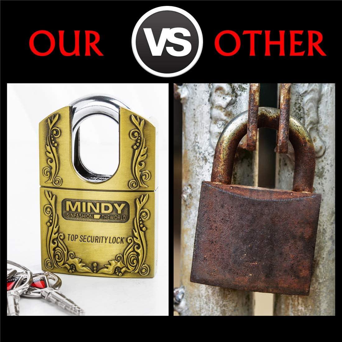 Candado de Seguridad Mindy 40mm con 3 Llaves para Almacén