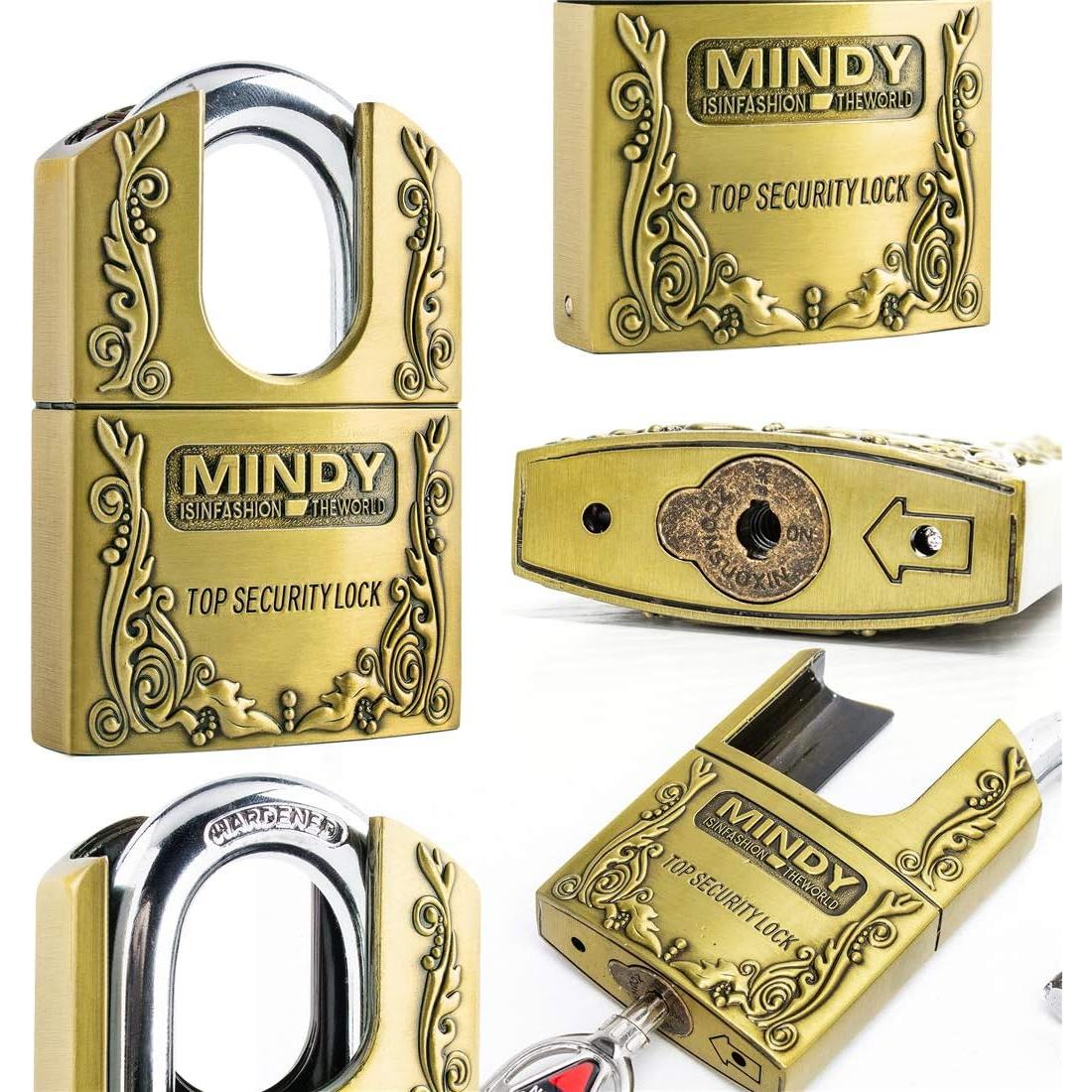 Candado de Seguridad Mindy 40mm con 3 Llaves para Almacén