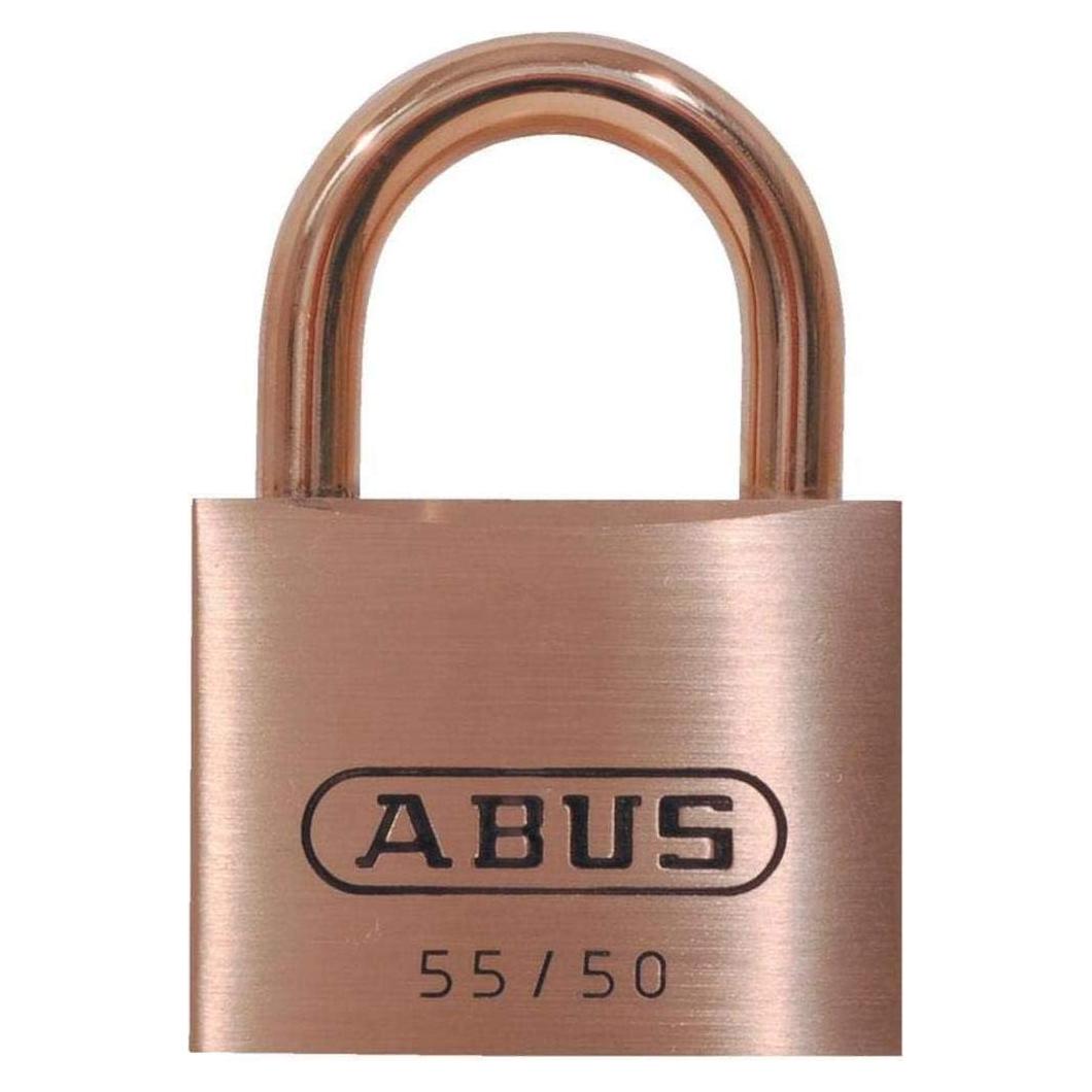 Cerradura de Bronce ABUS 55MB/50 con 2 Llaves - 48mm