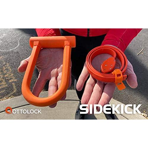Candado U-Lock OTTOLOCK Sidekick Naranja Compacto 750g