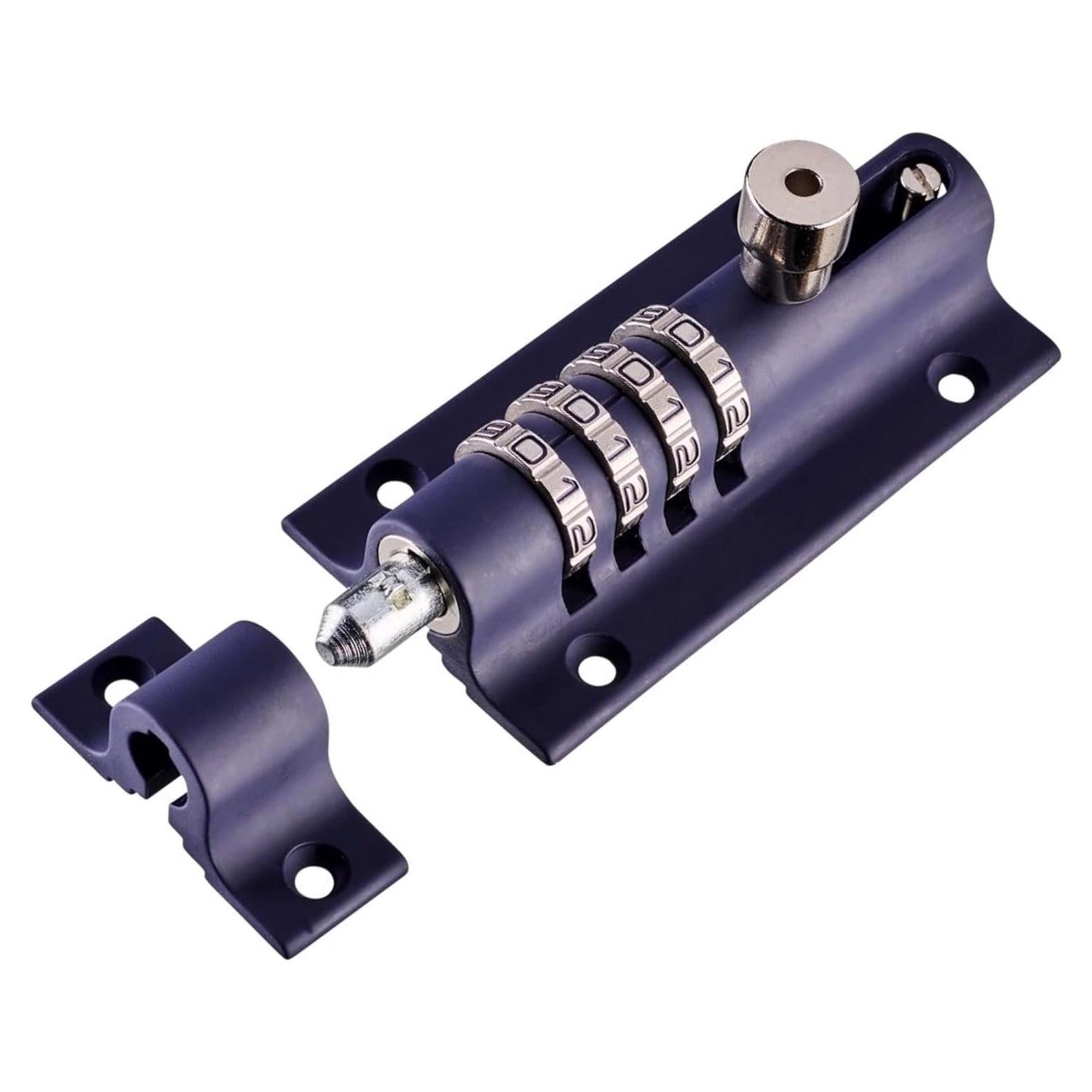 Cerradura Combinada Squire COMBI 4 de Acero Inoxidable Azul