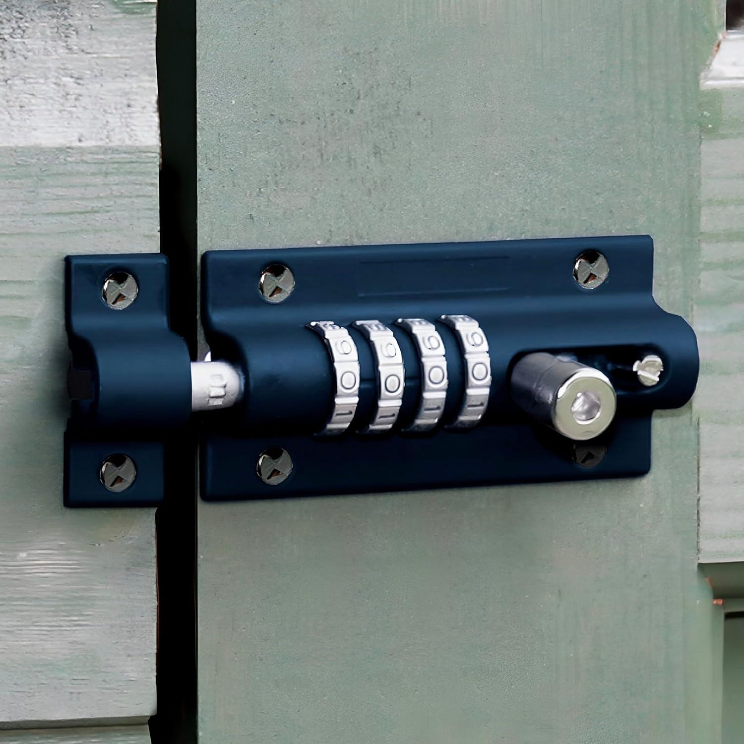 Cerradura Combinada Squire COMBI 4 de Acero Inoxidable Azul