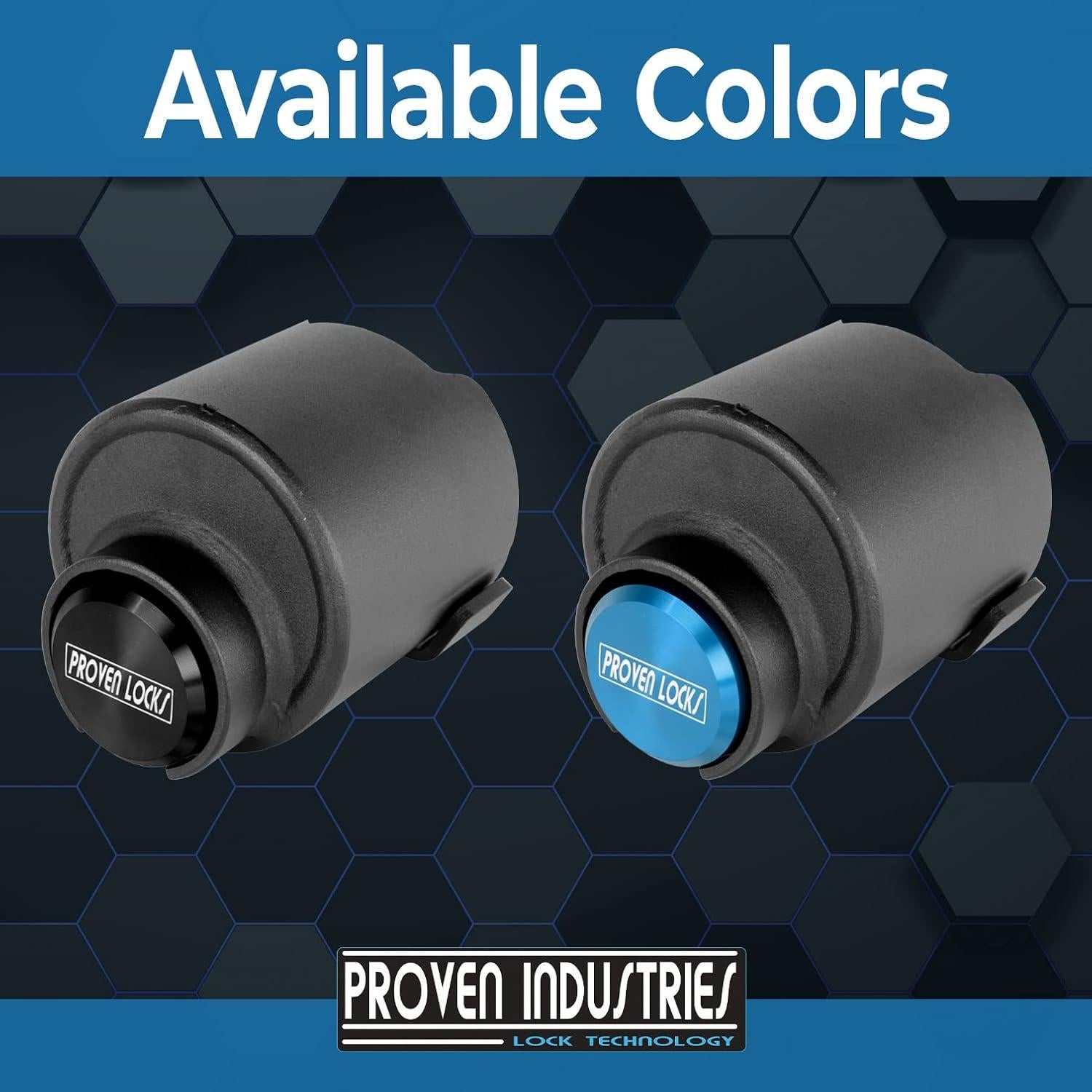 Cerradura de Remolque Proven Industries Modelo 2516 2 5/16" Azul