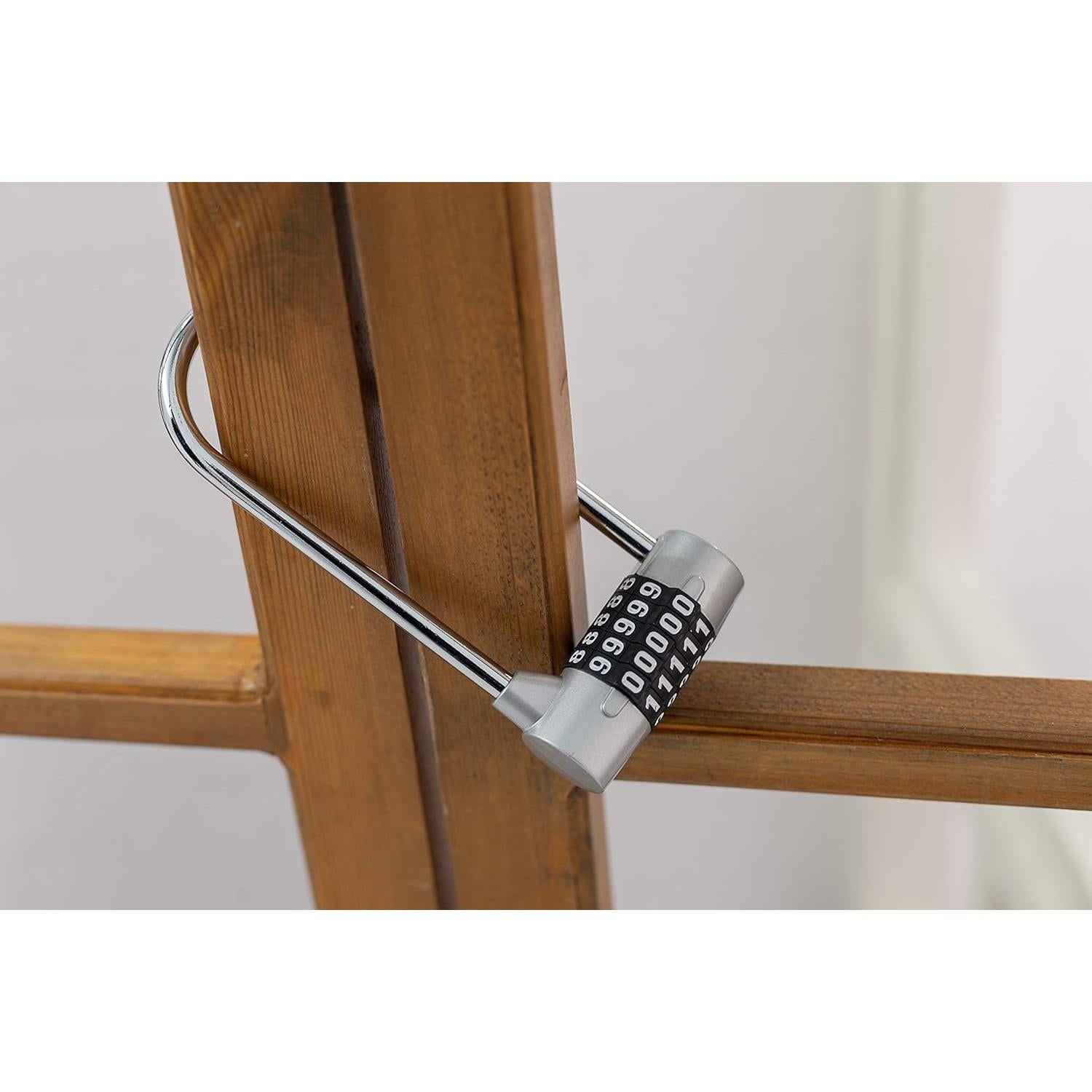 Candado de Combinación WANLIAN 5 Dígitos 148mm Plata