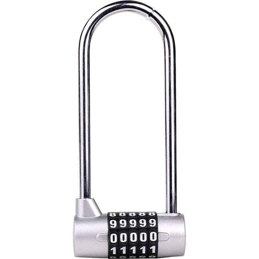 Candado de Combinación WANLIAN 5 Dígitos 148mm Plata