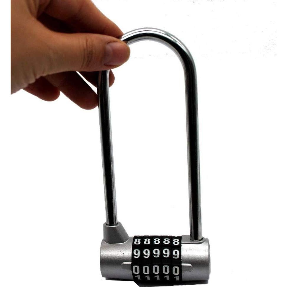 Candado de Combinación WANLIAN 5 Dígitos 148mm Plata
