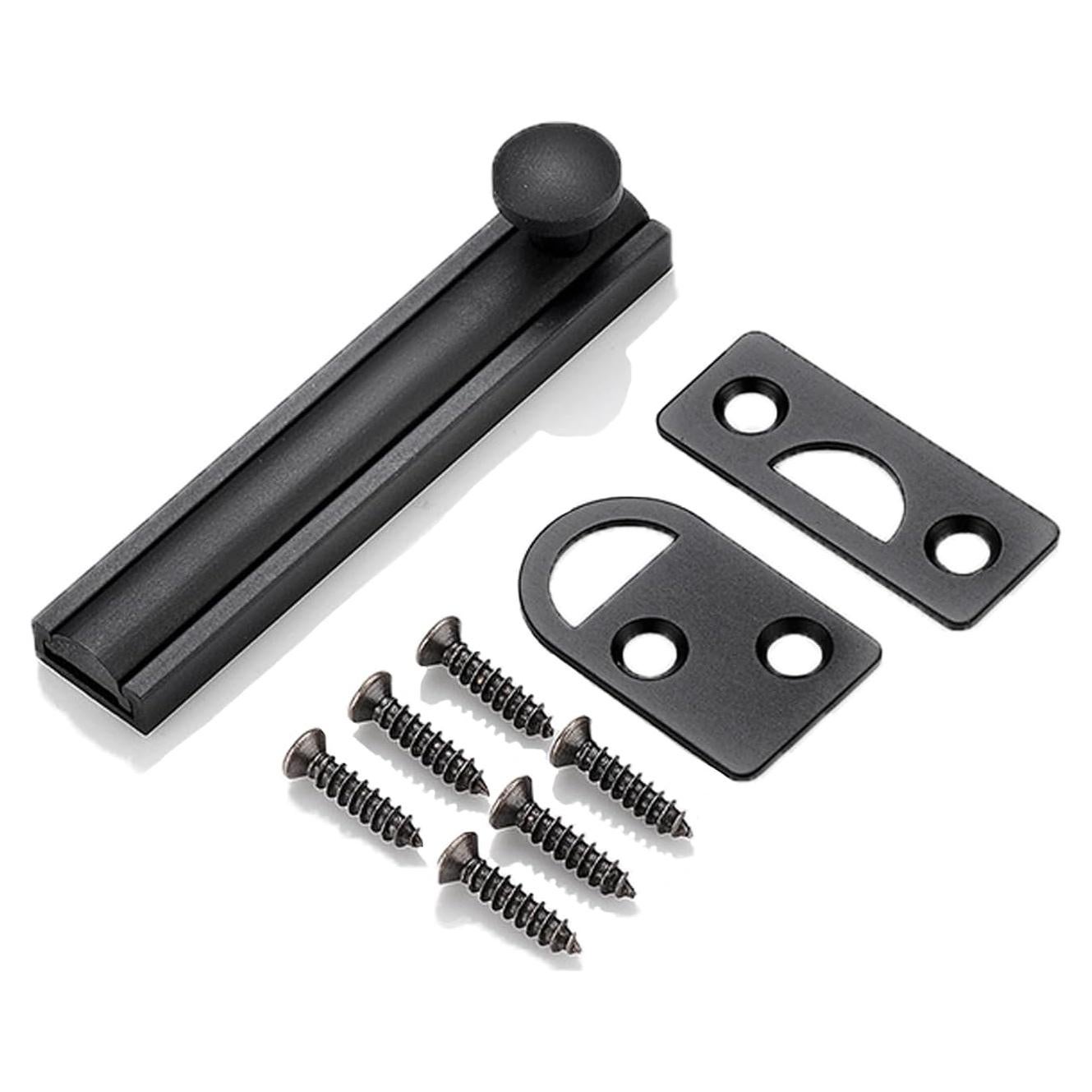 Cerrojo de Superficie de Latón Sólido LIFTATAPA 7.62 cm Negro